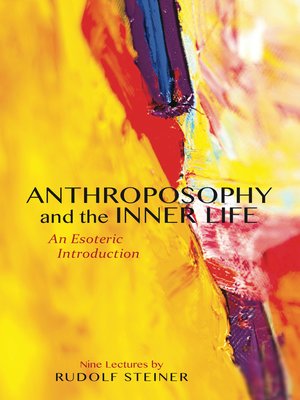 cover image of Anthroposophy and the Inner Life